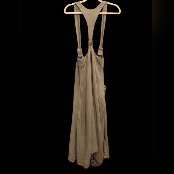 Sarah Pacini Beige Linen Blend overall dress Size 2 XS - Picture 4 of 9